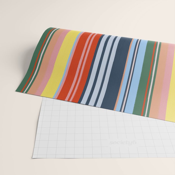 Summer Stripes Wrapping Paper Gallery Image 2
