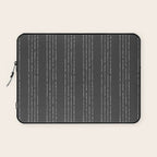 Lines #5 (Dark Gray) Laptop Sleeve Gallery Image 1
