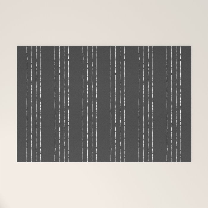 Lines #5 (Dark Gray) Welcome Mat Gallery Image 1