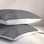Lines #5 (Dark Gray) Pillow Sham Gallery Image 3