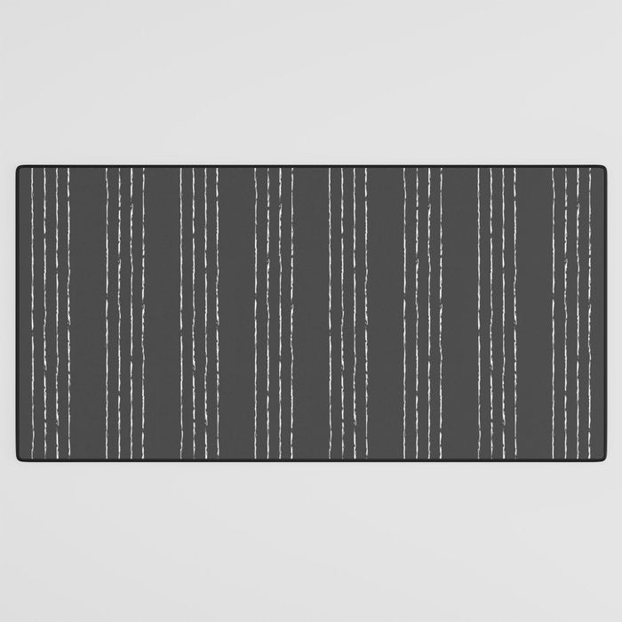 Lines #5 (Dark Gray) Desk Mat Gallery Image 3