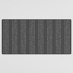 Lines #5 (Dark Gray) Desk Mat Gallery Image 3