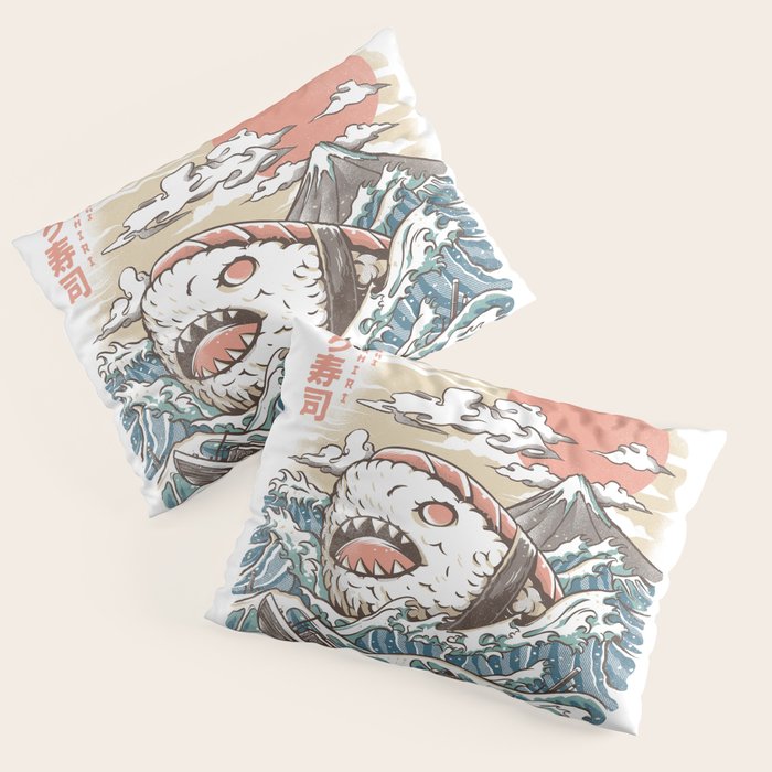 Sharkiri Sushi Pillow Sham Gallery Image 3