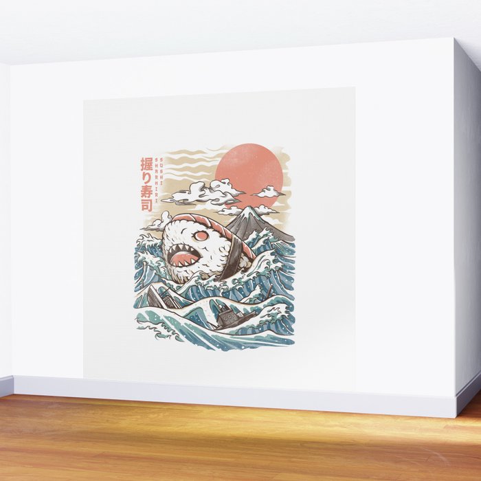Sharkiri Sushi Wall Mural Gallery Image 2