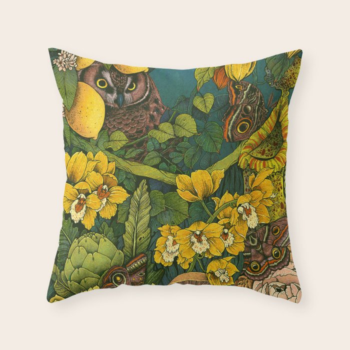 Aureate Throw Pillow Gallery Image 1