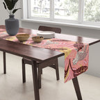 Leopard Crush Pink Table Runner Gallery Image 2