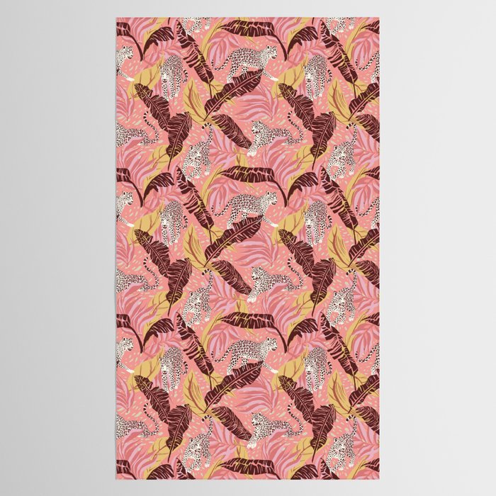 Leopard Crush Pink Tablecloth Gallery Image 2