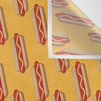 FAST FOOD / Hot Dog - pattern Wall Tapestry Gallery Image 3