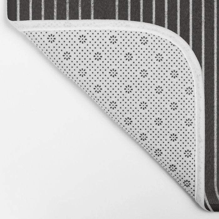 Mid-Century Modern No.18 - Woodblock Print Bath Mat Gallery Image 2