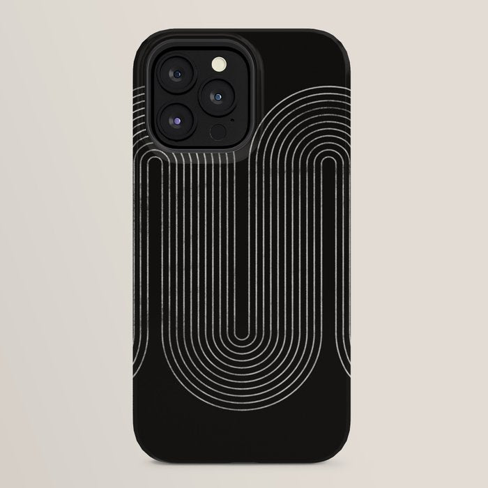 Mid-Century Modern No.18 - Woodblock Print iPhone Case Gallery Image 24
