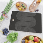 Mid-Century Modern No.18 - Woodblock Print Cutting Board Gallery Image 2