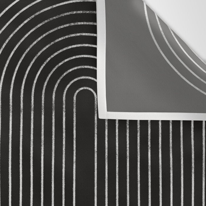 Mid-Century Modern No.18 - Woodblock Print Wall Tapestry Gallery Image 3