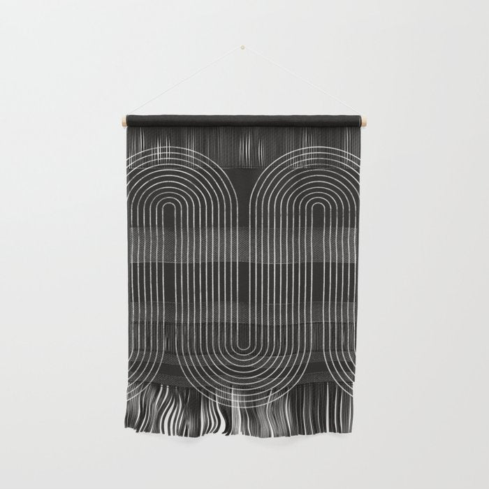 Mid-Century Modern No.18 - Woodblock Print Wall Hanging Gallery Image 1
