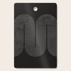 Mid-Century Modern No.18 - Woodblock Print Cutting Board Gallery Image 1