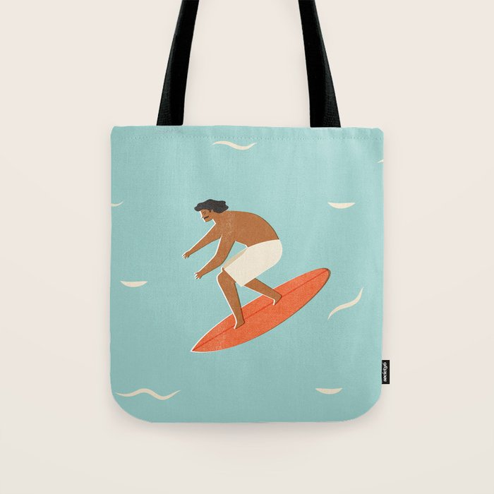 Mexican Surfer Tote Bag Gallery Image 1