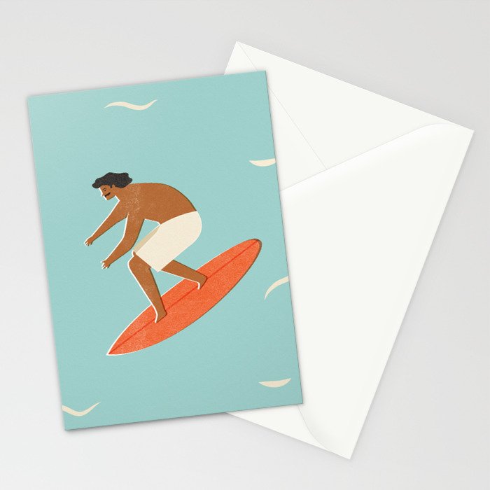 Mexican Surfer Stationery Card Gallery Image 2
