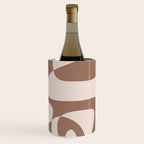 Mocha Modern Abstract 2 Wine Chiller Gallery Image 1