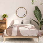 Mocha Modern Abstract 2 Comforter Gallery Image 3