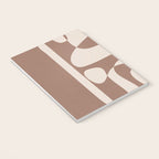 Mocha Modern Abstract 2 Notebook Gallery Image 3