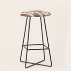 Mocha Modern Abstract 2 Stool Gallery Image 1