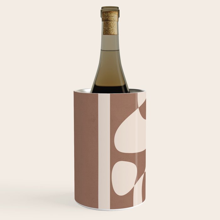 Mocha Modern Abstract 2 Wine Chiller Gallery Image 2