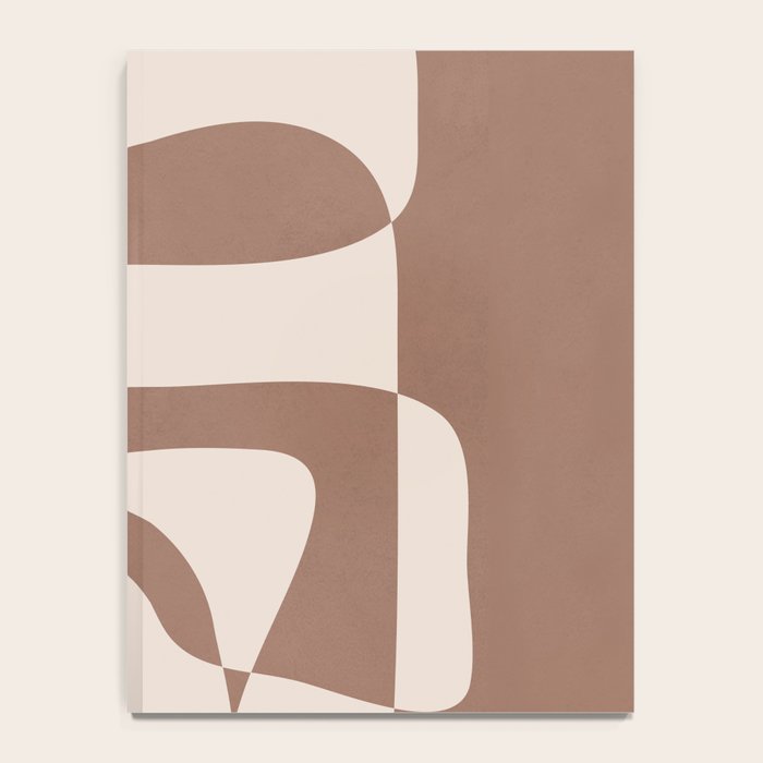 Mocha Modern Abstract 2 Notebook Gallery Image 4
