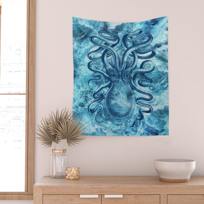 Octopus Wall Tapestry Gallery Image 2