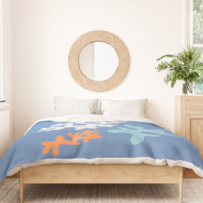 Coral Reef fragments Duvet Cover Gallery Image 3