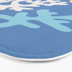 Coral Reef fragments Bath Mat Gallery Image 3