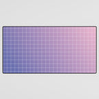 purple / pink - grid Desk Mat Gallery Image 3