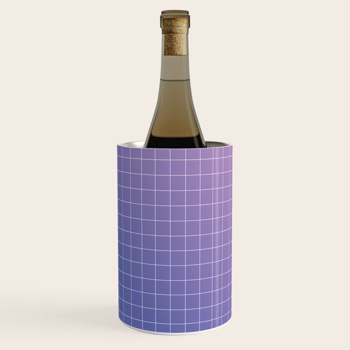 purple / pink - grid Wine Chiller Gallery Image 2