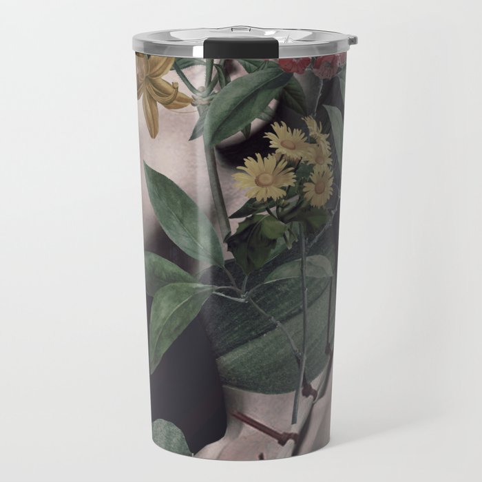 Lady Portrait Travel Mug Gallery Image 1