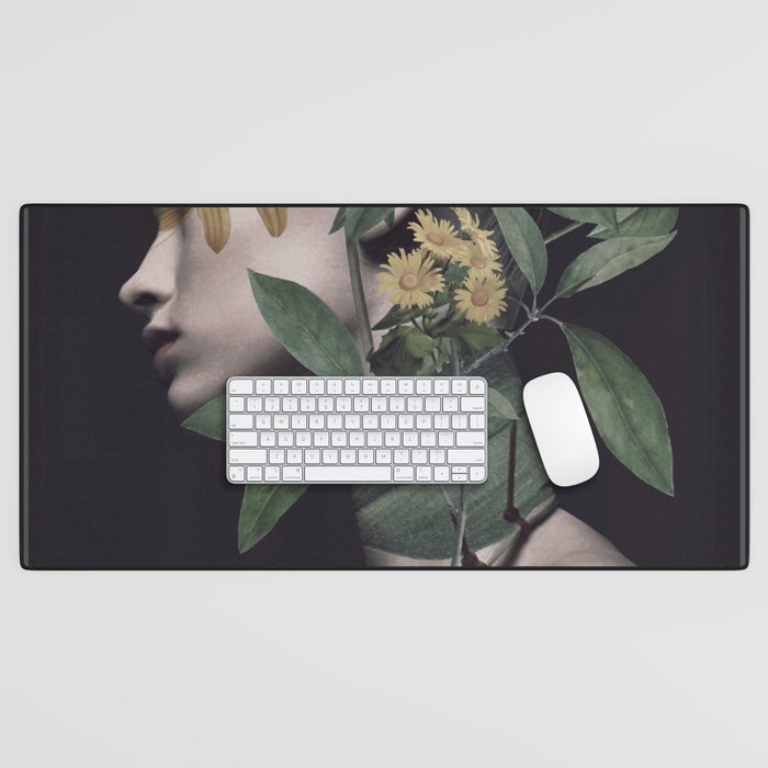 Lady Portrait Desk Mat Gallery Image 1