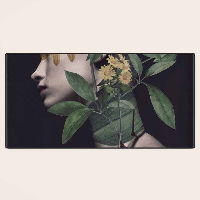 Lady Portrait Desk Mat Gallery Image 3