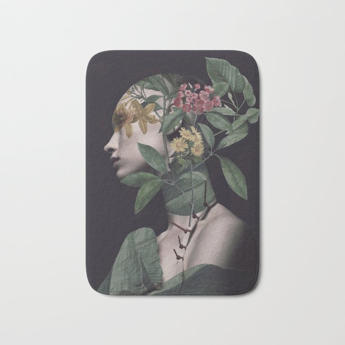 Lady Portrait Bath Mat Gallery Image 1