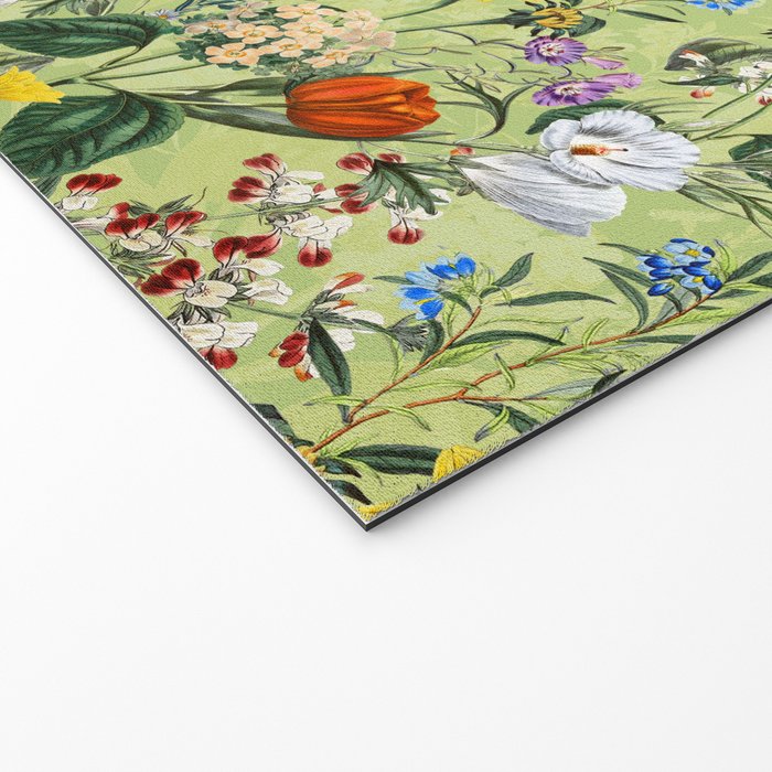 Vintage Floral Garden Welcome Mat Gallery Image 2