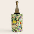Vintage Floral Garden Wine Chiller Gallery Image 1