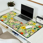 Vintage Floral Garden Desk Mat Gallery Image 2