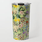 Vintage Floral Garden Travel Mug Gallery Image 1
