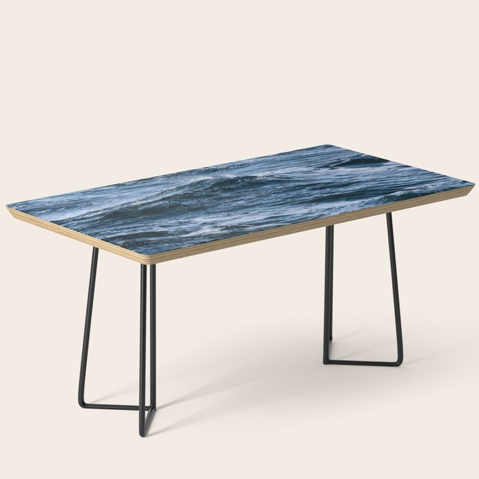 Marbled Waves of Blue Coffee Table Gallery Image 1