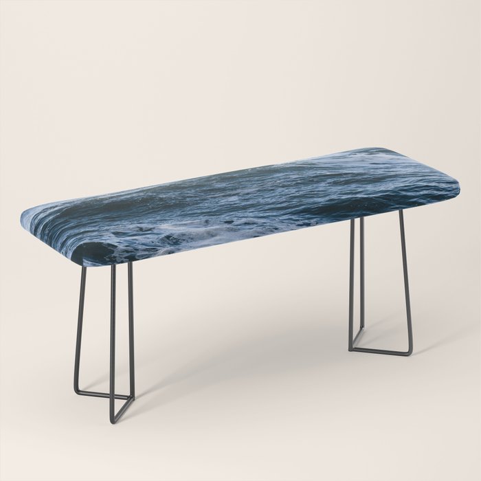 Marbled Waves of Blue Bench Gallery Image 1