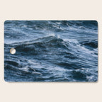 Marbled Waves of Blue Cutting Board Gallery Image 1