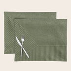 Lines (Moss Green) Placemat Gallery Image 1