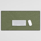 Lines (Moss Green) Desk Mat Gallery Image 1