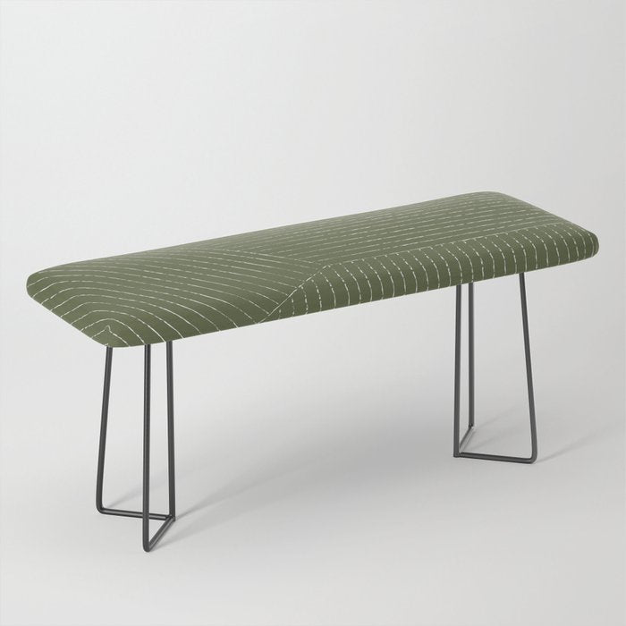 Lines (Moss Green) Bench Gallery Image 1