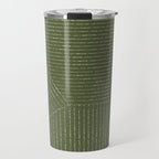 Lines (Moss Green) Travel Mug Gallery Image 1