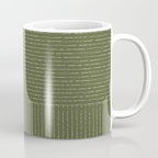 Lines (Moss Green) Coffee Mug Gallery Image 1