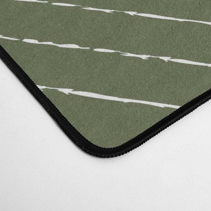 Lines (Moss Green) Desk Mat Gallery Image 4
