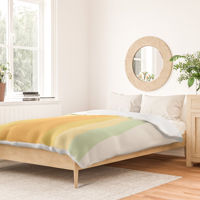 Tropical Palette Stripes Duvet Cover Gallery Image 2