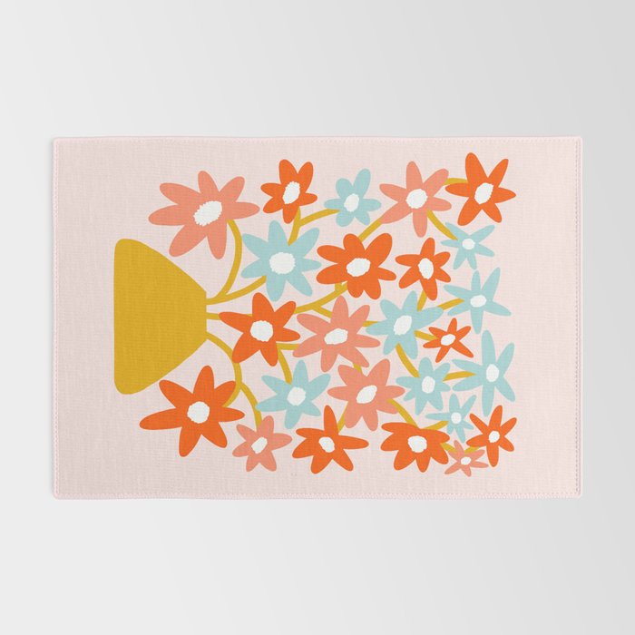 Sunny vase with Super Bloom Daisies Rug Gallery Image 2